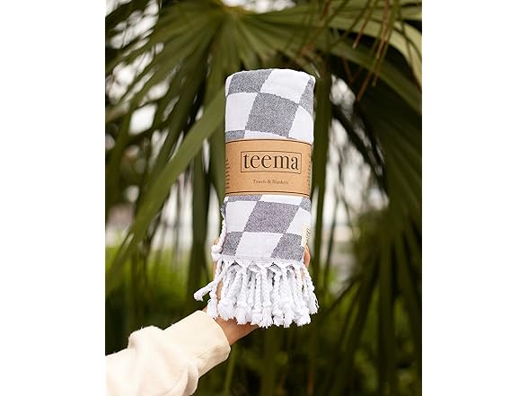 Teema Large Turkish Beach Towel