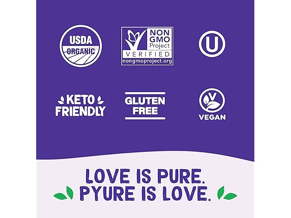 1CT Pyure Organic Liquid Stevia Extract Sweetener