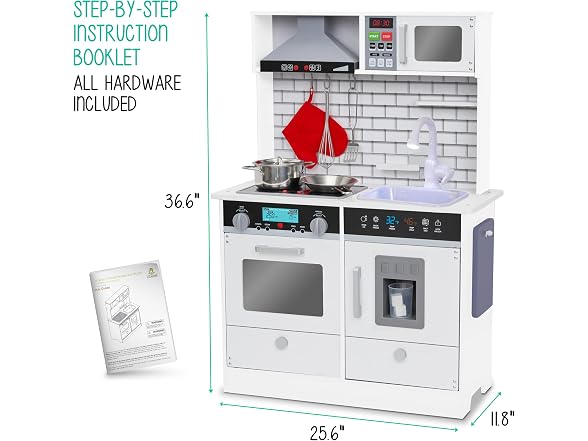 Small Kitchen Set White