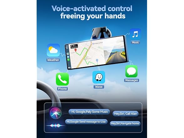 TERUNSOUl Carplay Screen for Car