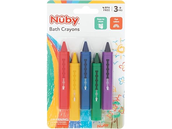 Nuby Bath Crayons for Kids