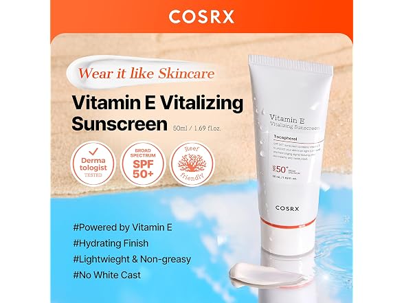 COSRX Vitamin E Vitalizing Face Sunscreen