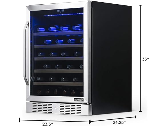Newair Built-In Wine Fridge - 52 Bottles