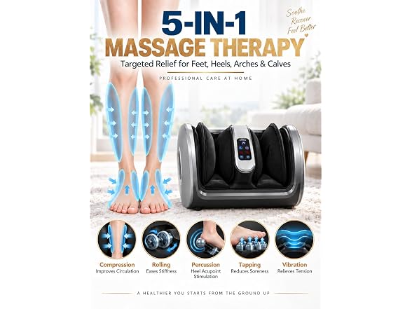 AEPR Shiatsu FSA Foot Massager with Heat
