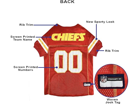 Pets First Pets First NFL AFC West Mesh Jersey