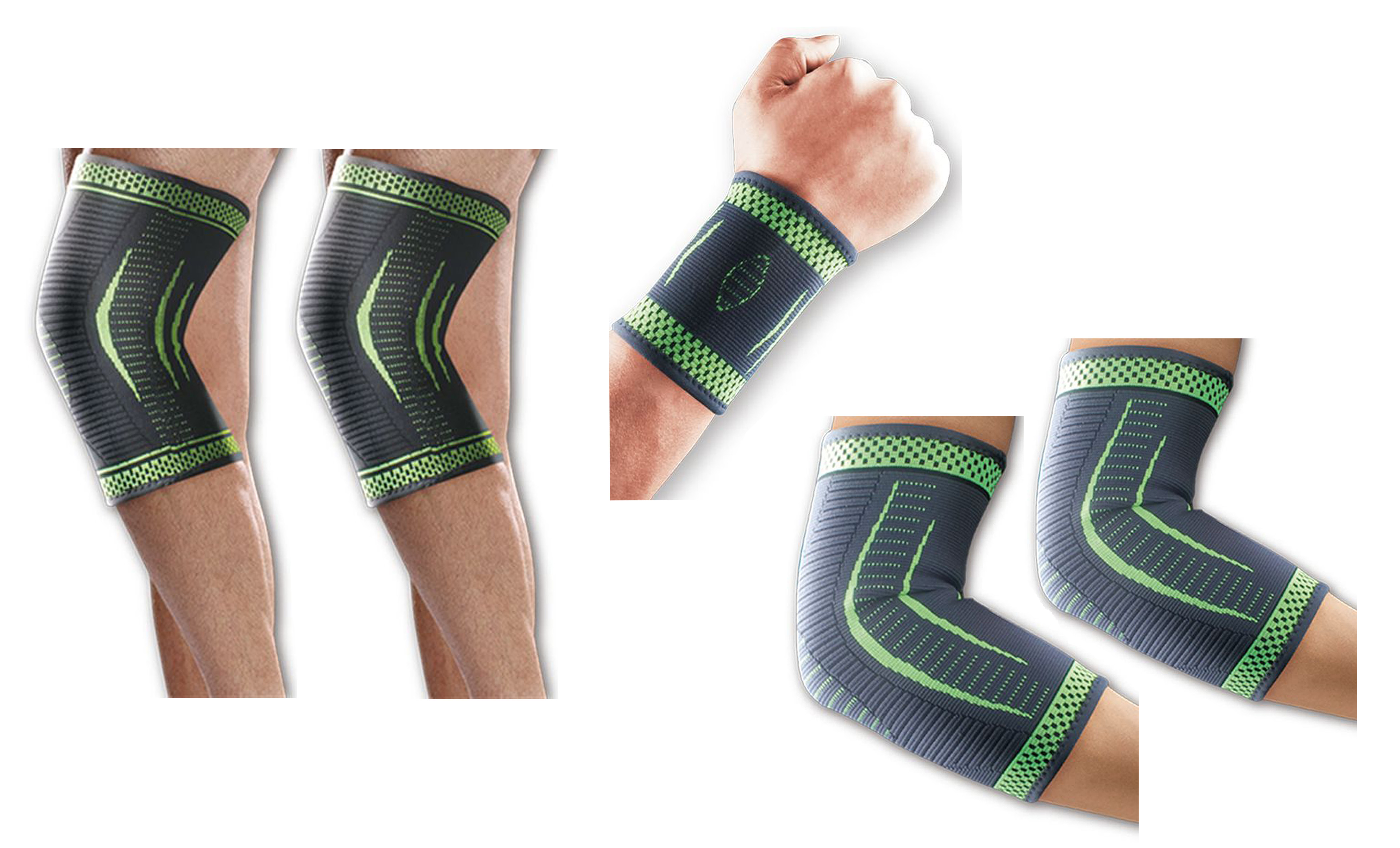 WISH Compression Sleeve Support Brace Multipack - Gallery 38