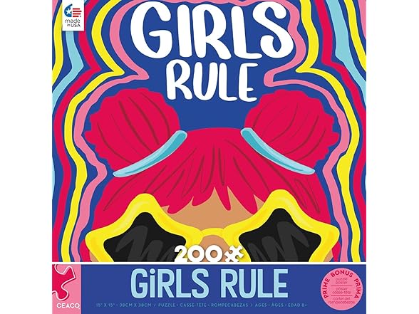 Ceaco - Girls Rule - 200 Piece Jigsaw Puzzle