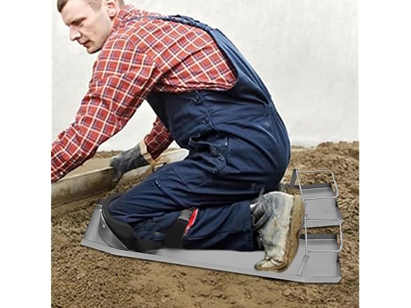 Concrete Knee Boards Stainless Steel, 30'' x 8''