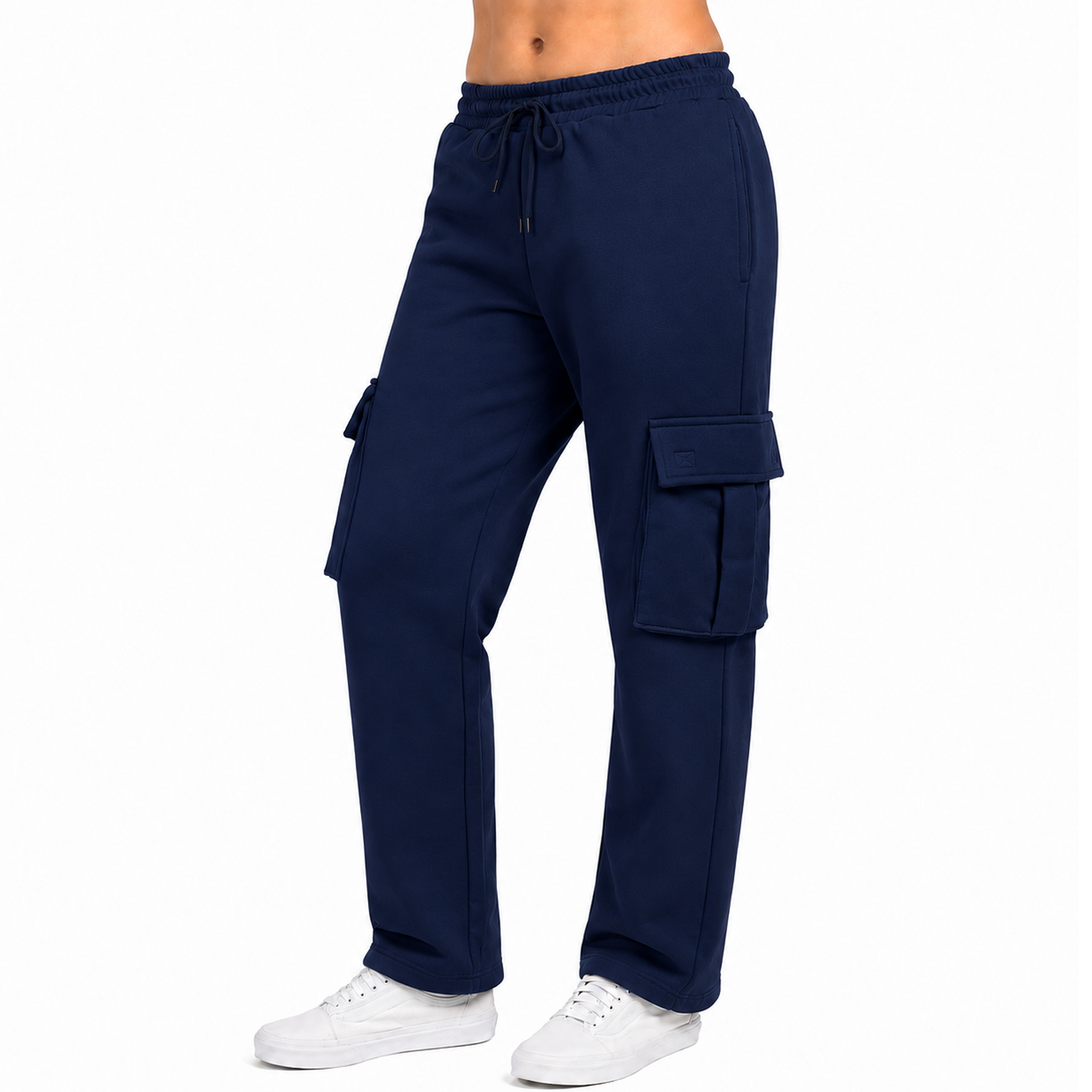 Womens Open Bottom Fleece Sweatpants - Gallery 36