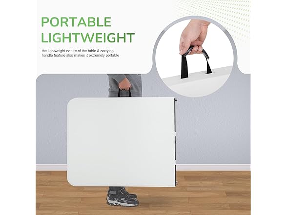 PayLessHere Folding Tables Plastic 6ft