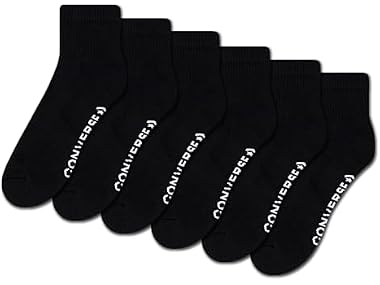 $11.99, Was $20, 40% Off! Converse Men 6-pack Quarter Socks dealfomo