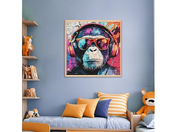 Ixfyloop Wooden Puzzles for Adults, Baboon