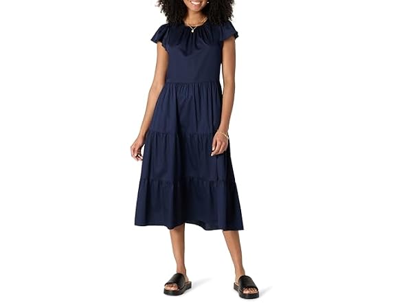 Amazon Essentials Women Regular-fit Dress Navy