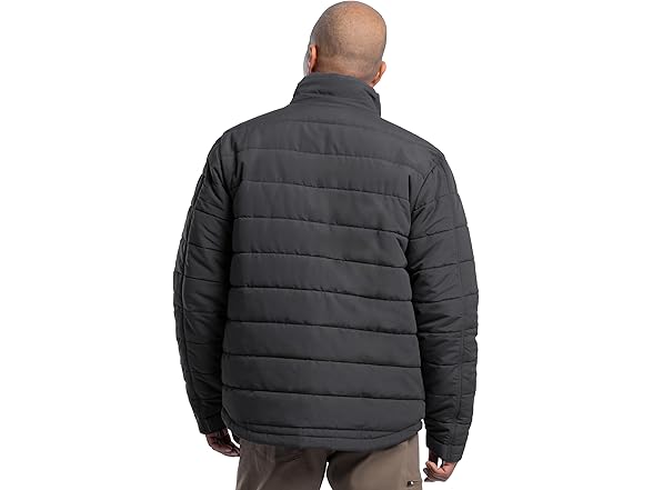 ATG Men Mock Neck Quilted Jacket