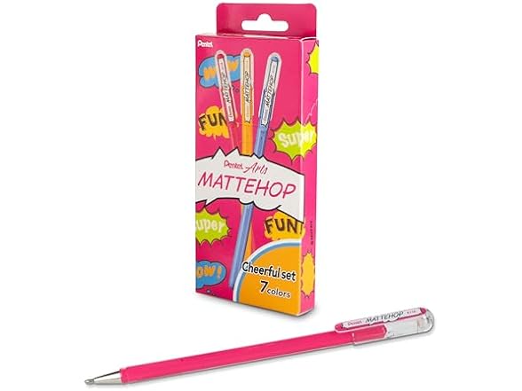 Pentel Mattehop Gel Pens