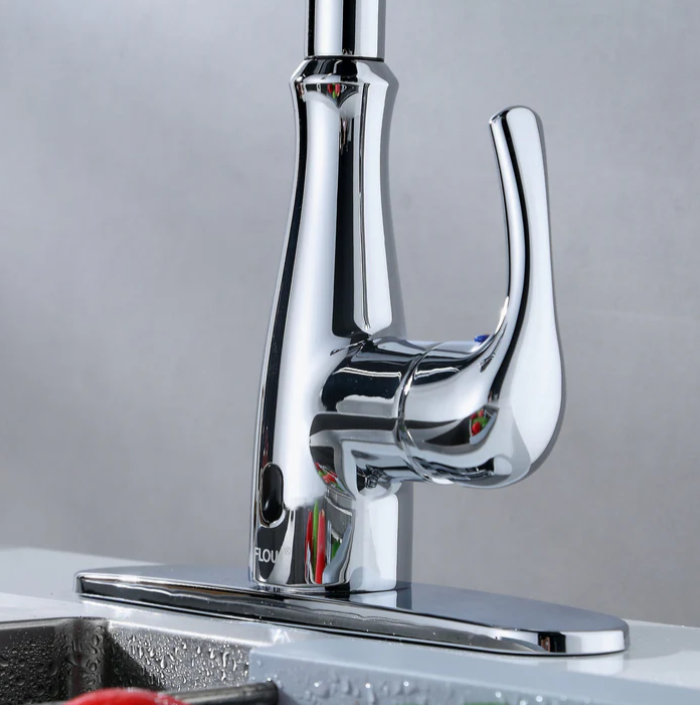 FLOW Hands-Free Motion Sensing Faucet, Chrome - Gallery 11