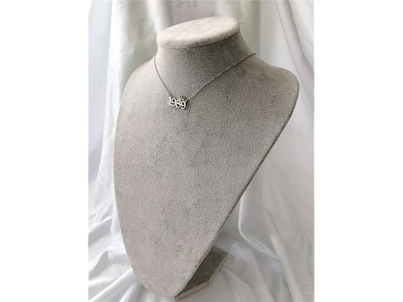 Birth Year Number with Crown Necklace