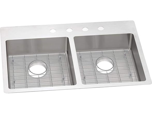 Elkay Equal Double Bowl Dual Mount Stainless Kit