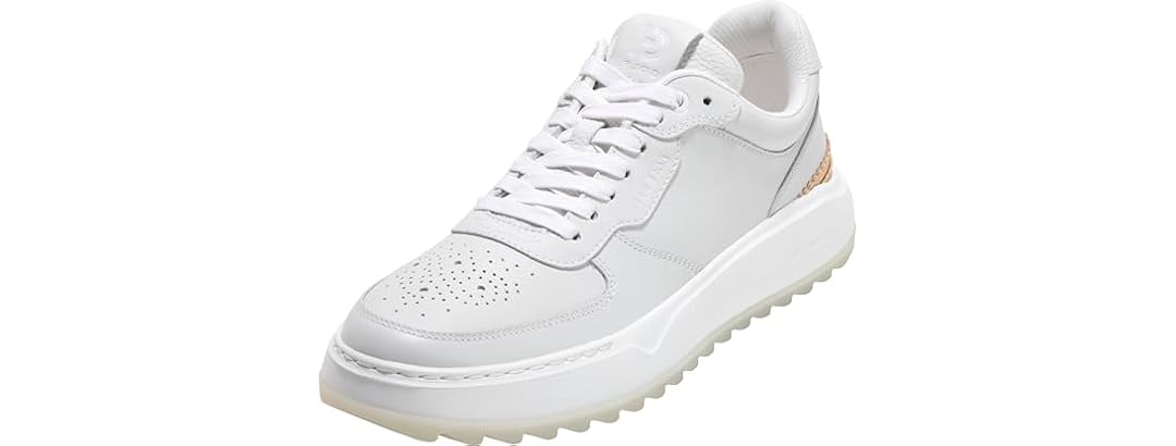 Cole Haan Men's Grandpro Crossover Golf, Black/Ivory, 7 Wide