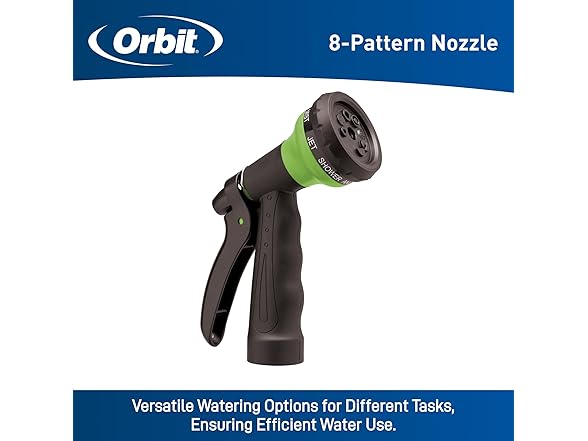 Orbit Garden Hose 50ft w/8-Pattern