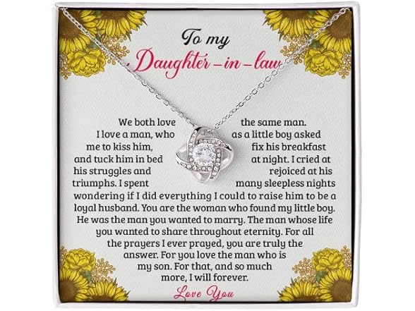 WISHICIOUS Daughter in law necklace