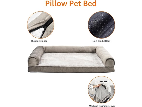 Amazon Basics Dog Bed with Cooling Gel Foam