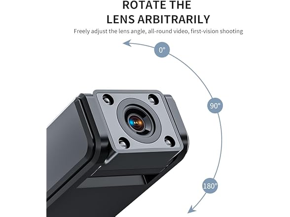 1080P Spy Camera with Swivel Lens