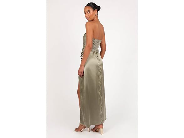 Petal & Pup (L) Kara Strapless Maxi Dress