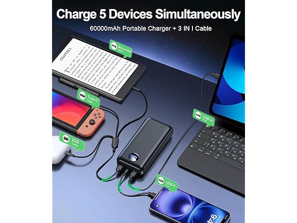 IAPOS 60000mAh Power Bank