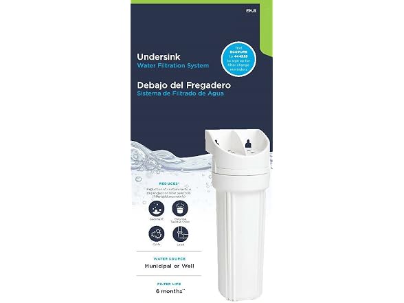 EcoPure EPU3 Universal Undersink Water Filter Housing - Gallery 5