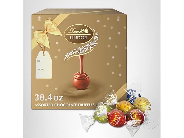 Lindt LINDOR Assorted Truffles Box 90ct