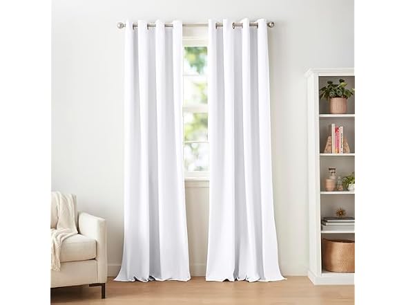 Amazon Basics Room Darkening Blackout Window Curtain with Grommets