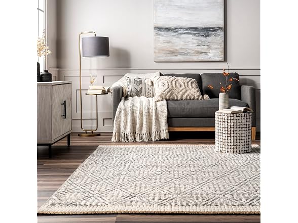 nuLOOM Laura Bohemian Trellis Runner 2x8