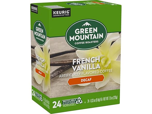 Green Mountain French Vanilla Decaf 96ct