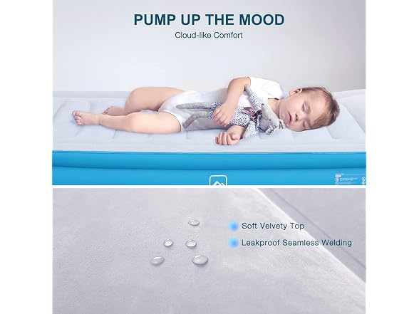 Valwix Twin Air Mattress with Built-in Pump