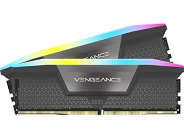 $349.99, Was $439.99, 20% Off! CORSAIR Vengeance RGB DDR5 32GB Memory dealfomo