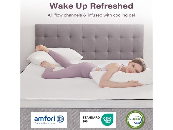 Soosleepy 3" Memory Foam Mattress Topper
