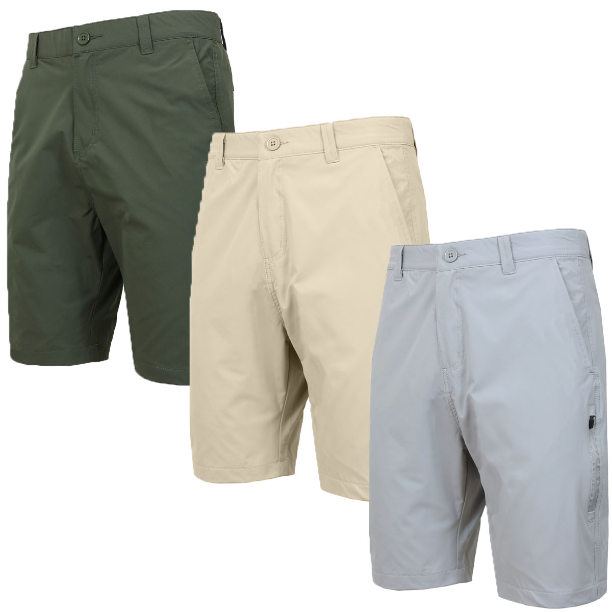 3 Pack Men's Stretch Utility Shorts (32-42) - Gallery 27