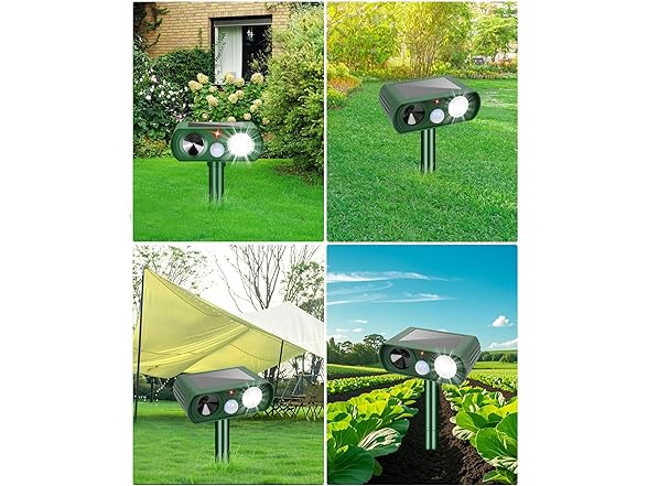 OQFAFCN BC2167825070002 Solar Ultrasonic Animal Repell