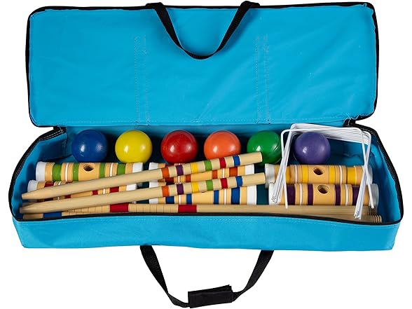 Hey Play 6-Player Croquet Set