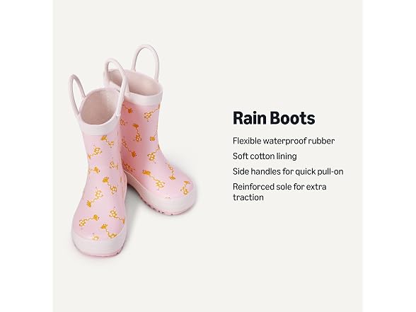 Amazon Essentials x Sofia Grainge Unisex Toddlers' Rain Boots