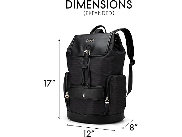 ELLE Eleganza Backpack W/ Trolley Holder