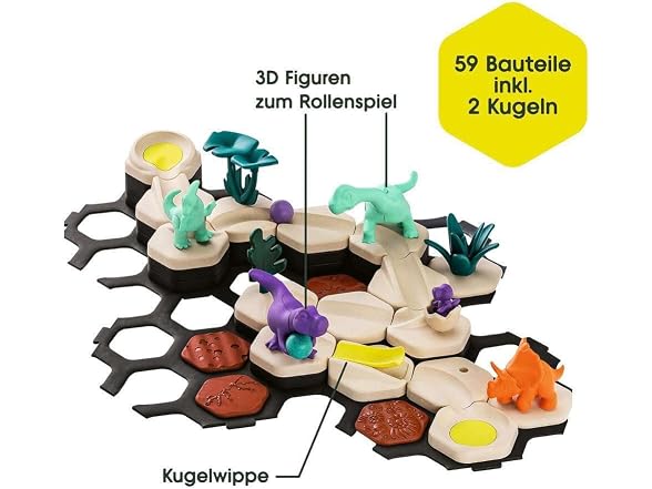 Ravensburger GraviTrax Junior Starter‑Set - Dino - 59‑Piece