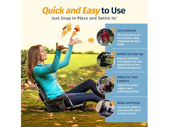 Alpcour Folding Stadium Seat