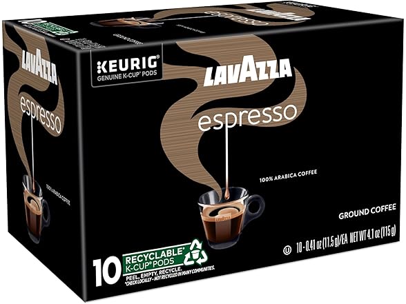 Lavazza Espresso K-Cups, 60ct