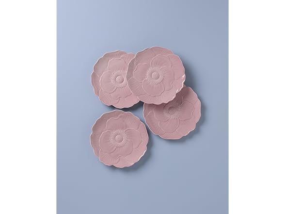 Lenox Butterfly Meadow Pink 4-Piece Accent Plates