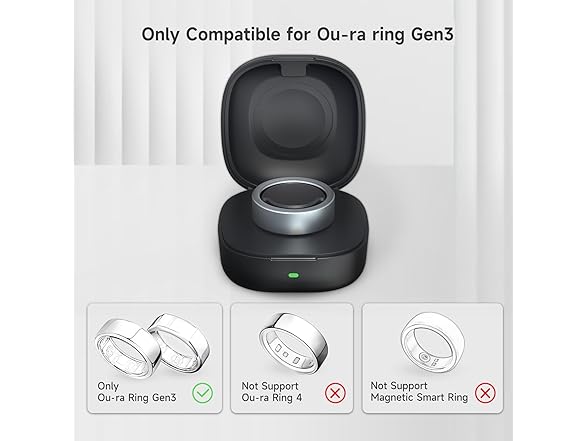 Vodi Mosa Wireless Charger Case for Oura Ring Gen3