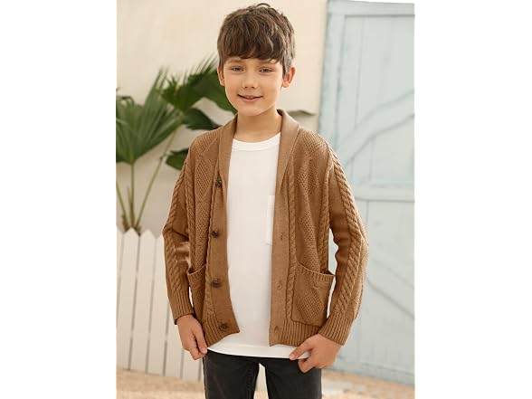 Inorin Boys (13-14 Years) Sweater Cardigan Coats