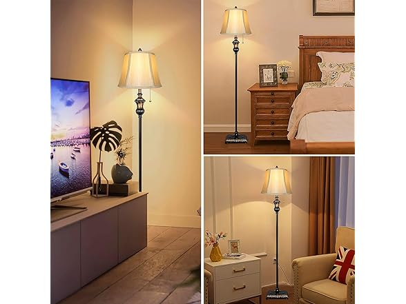 TOBUSA Traditional Floor Lamp
