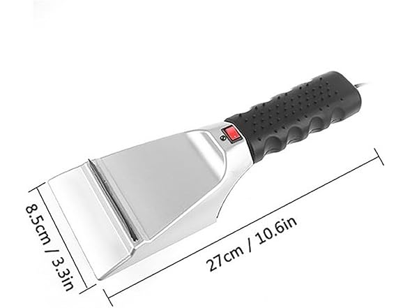 2-Pack: Heated Ice Scraper for Car Windshield